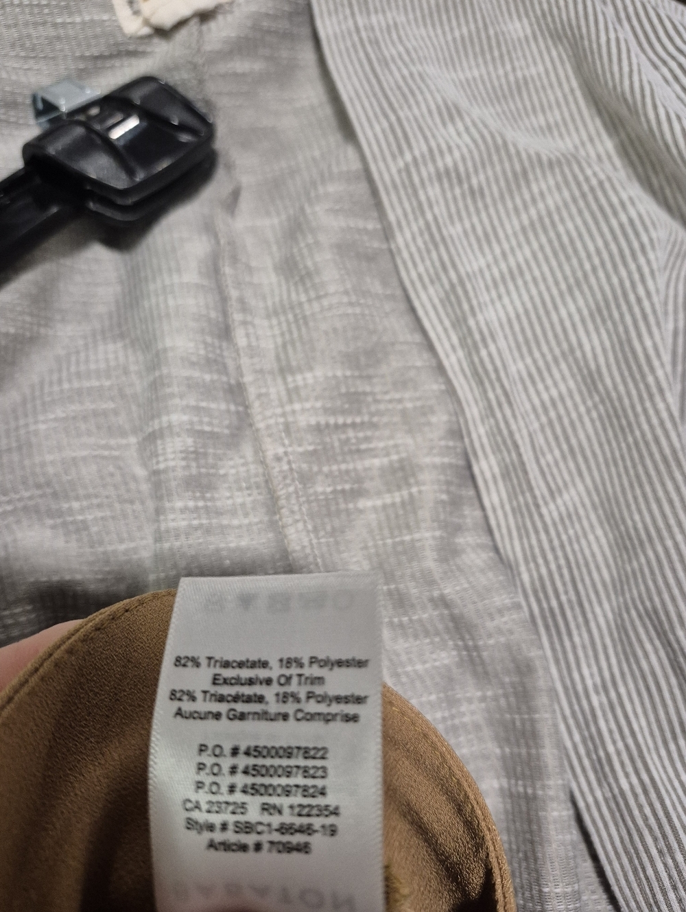 Aritzia Babaton Lincoln Pant Wide Leg Japanese Crepe Tan 8 - Picture 7 of 7